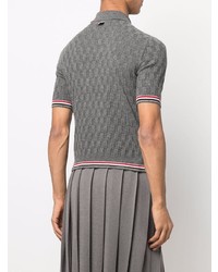 Polo gris foncé Thom Browne