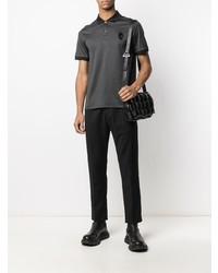 Polo gris foncé Alexander McQueen