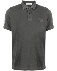 Polo gris foncé Stone Island