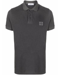 Polo gris foncé Stone Island