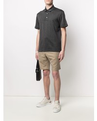 Polo gris foncé Ermenegildo Zegna