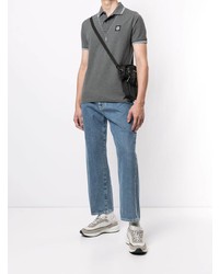 Polo gris Stone Island