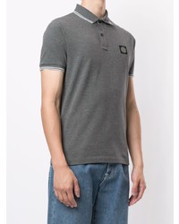 Polo gris Stone Island