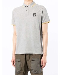 Polo gris Stone Island