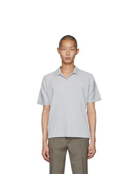 Polo gris Homme Plissé Issey Miyake