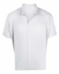 Polo gris Homme Plissé Issey Miyake