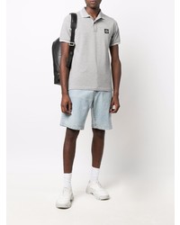 Polo gris Stone Island