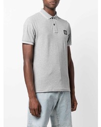 Polo gris Stone Island