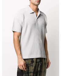 Polo gris Homme Plissé Issey Miyake