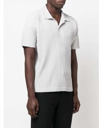 Polo gris Homme Plissé Issey Miyake