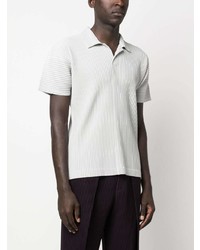 Polo gris Homme Plissé Issey Miyake