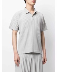 Polo gris Homme Plissé Issey Miyake