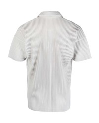 Polo gris Homme Plissé Issey Miyake