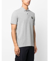 Polo gris Stone Island