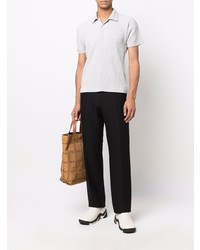 Polo gris Homme Plissé Issey Miyake