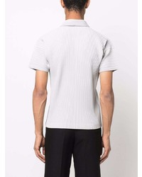 Polo gris Homme Plissé Issey Miyake