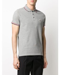 Polo gris Moncler