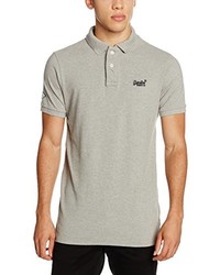Polo gris Superdry