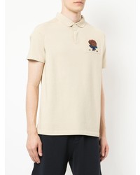 Polo imprimé beige Kent & Curwen