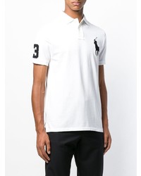 Polo imprimé blanc et noir Polo Ralph Lauren