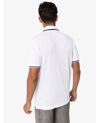 Polo imprimé blanc et noir Dolce & Gabbana