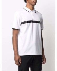 Polo imprimé blanc et noir Calvin Klein