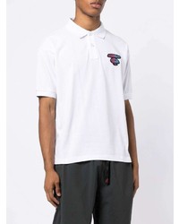 Polo imprimé blanc AAPE BY A BATHING APE