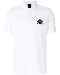 Polo imprimé blanc Armani Exchange