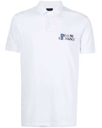 Polo imprimé blanc Armani Exchange