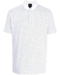 Polo imprimé blanc Armani Exchange