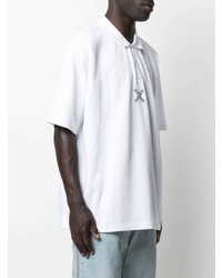 Polo imprimé blanc Kenzo