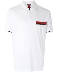 Polo imprimé blanc BOSS