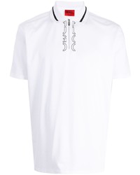 Polo imprimé blanc BOSS