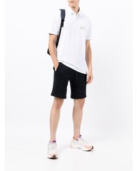 Polo imprimé blanc Armani Exchange