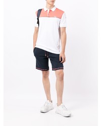 Polo imprimé blanc BOSS