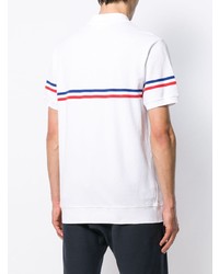 Polo imprimé blanc Lacoste