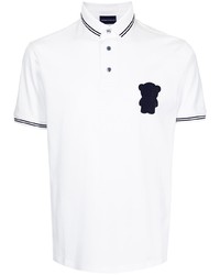 Polo imprimé blanc Emporio Armani