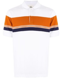 Polo imprimé blanc Kent & Curwen