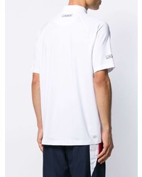 Polo imprimé blanc Lacoste