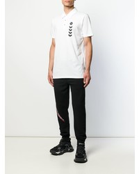 Polo imprimé blanc Philipp Plein