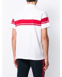 Polo imprimé blanc Sergio Tacchini