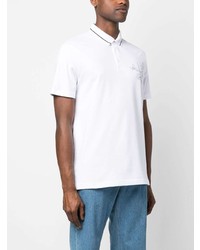 Polo imprimé blanc Armani Exchange