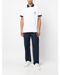 Polo imprimé blanc Billionaire