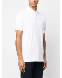 Polo imprimé blanc Brunello Cucinelli