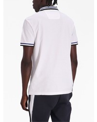 Polo imprimé blanc BOSS