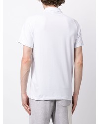 Polo imprimé blanc Hackett