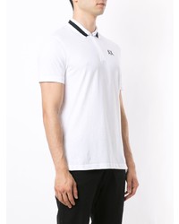 Polo imprimé blanc Armani Exchange