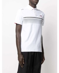 Polo imprimé blanc Hackett