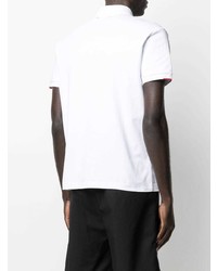 Polo imprimé blanc Hackett