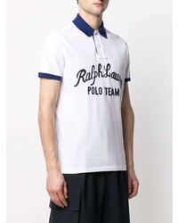 Polo imprimé blanc Polo Ralph Lauren